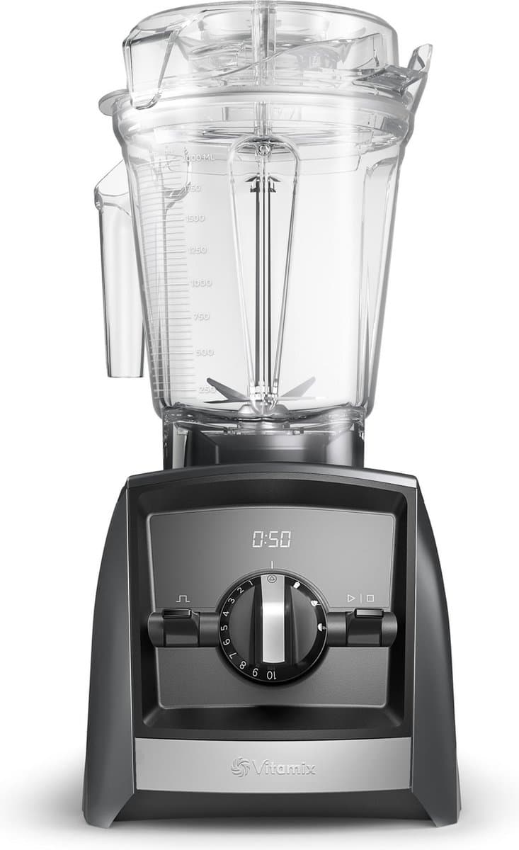 Vitamix A2500i Ascent - high performance blender - 3 programma's - 2.2 PK motor - 2 liter kan - 10 jaar garantie - antraciet