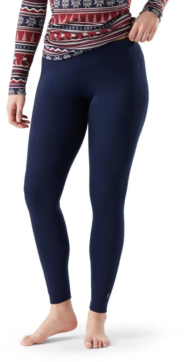 Smartwool Classic Thermal Merino Basislaagbroek Blauw M Vrouw
