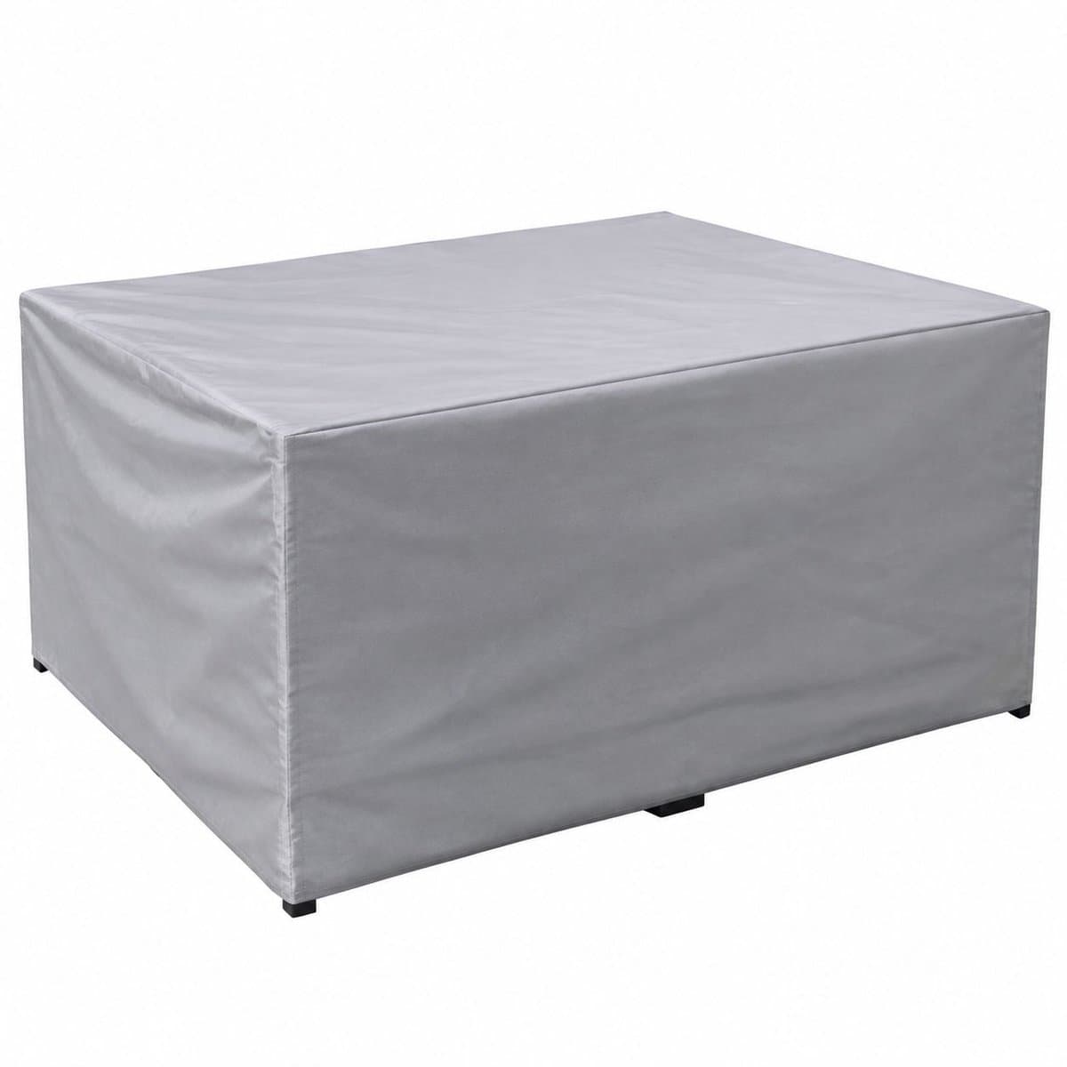 VHV - Tuinmeubelhoes - Waterdicht - 160 x 80 cm - Zilver - Rechthoekige zithoes - Rechthoekige tuintafelhoes - UV-bescherming
