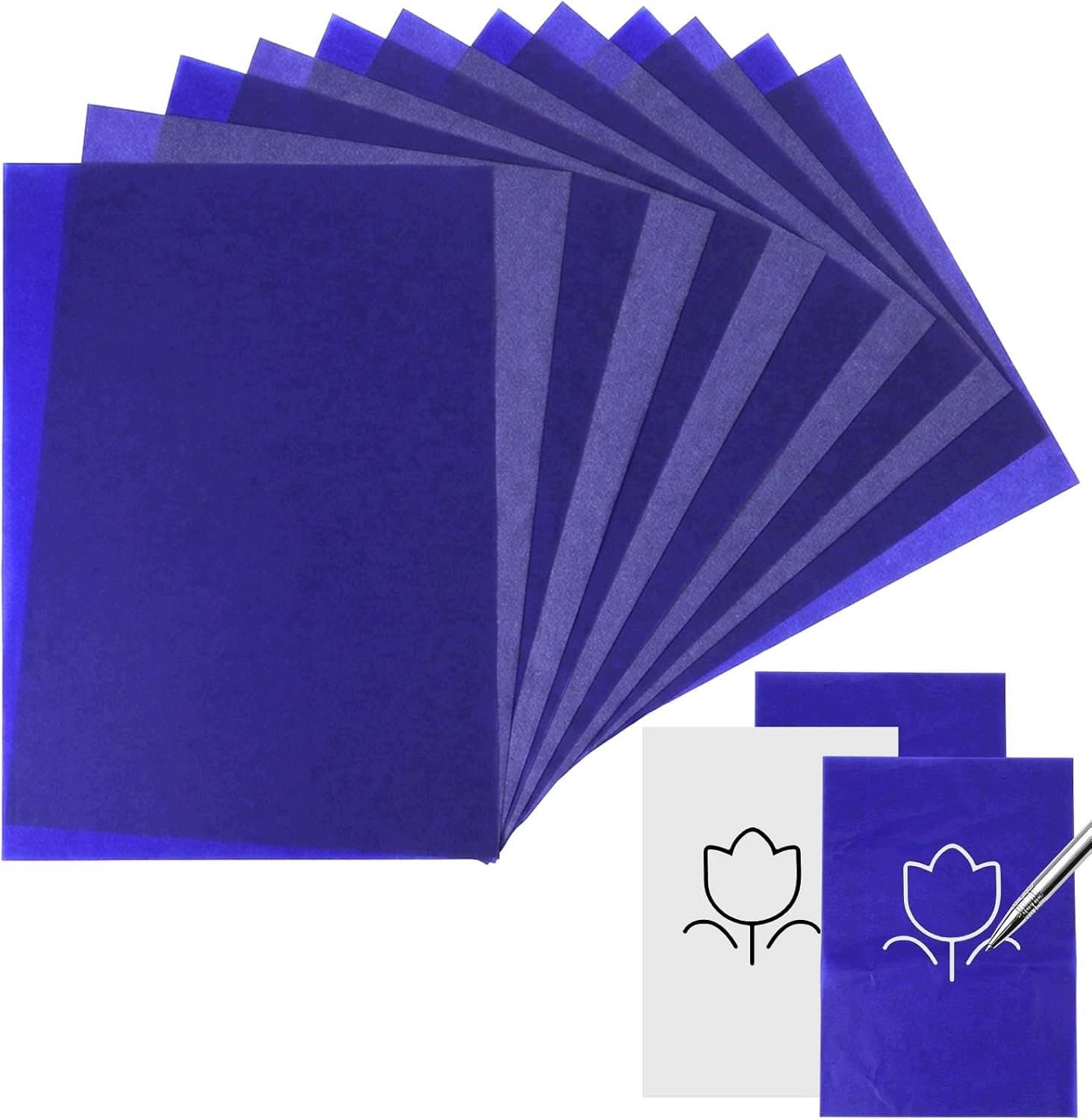 50 Vel Blauw Carbonpapier Transfer A4