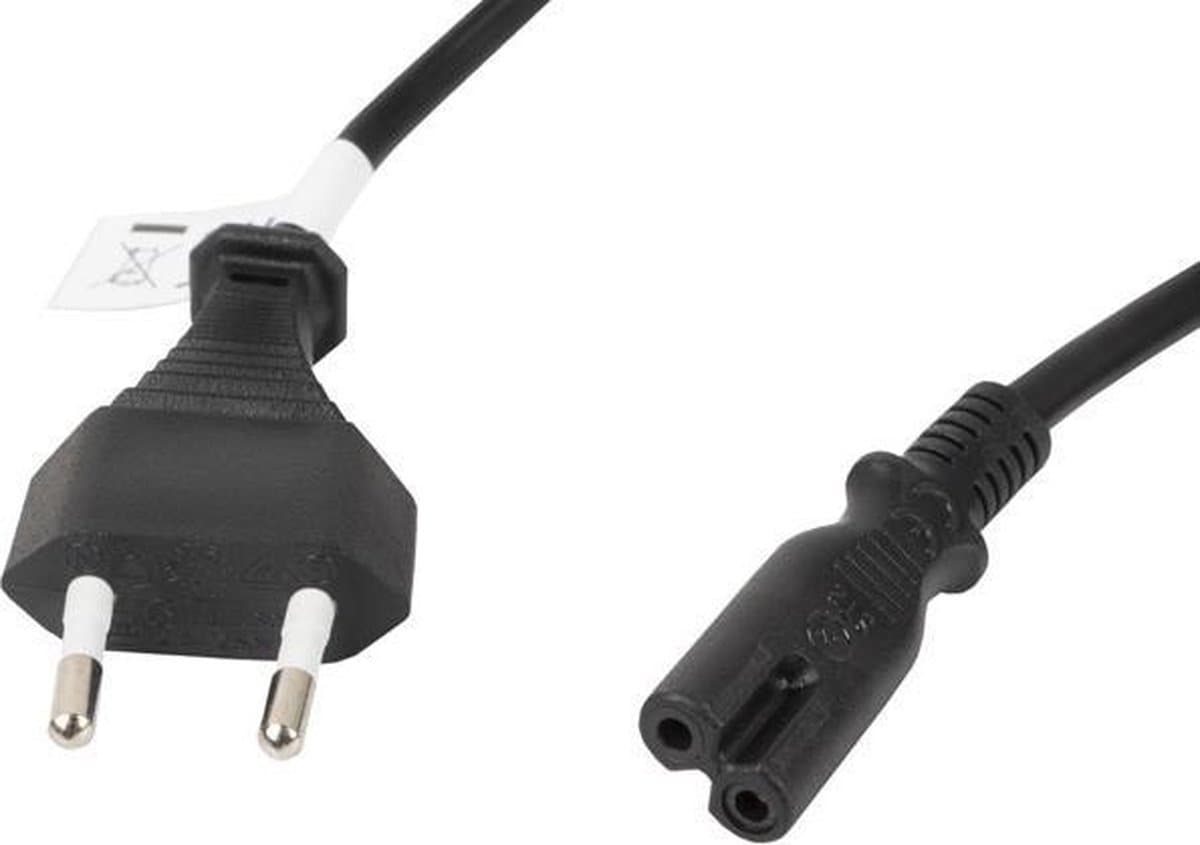 Lanberg Stroomkabel Voor Radio En Tv 1,8M Iec C7 Universeel