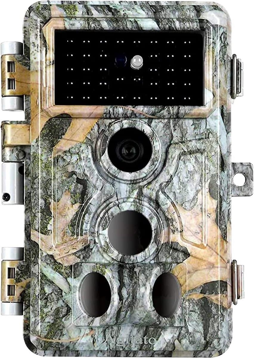 Wildcamera 48MP 1296P met Nachtzicht en Bewegingsdetectie IP66 Waterdicht