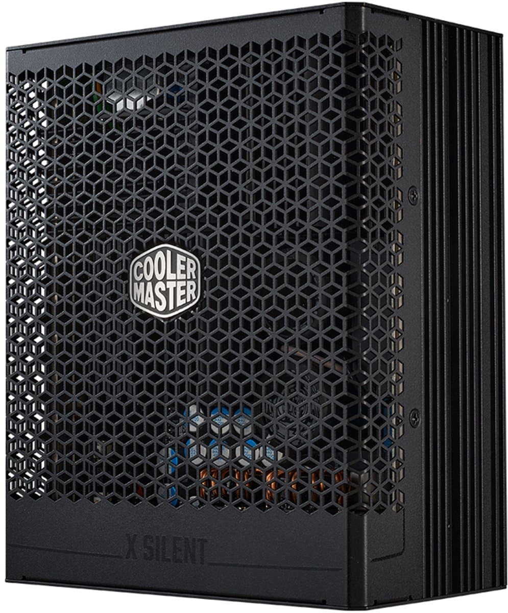 Cooler Master X Silent Edge Platinum 850 - Voeding - ATX12V 3.1 - 80 Plus Platinum - 850 Watt - Modulair - 200-240V - Actieve PFC - Passieve koeling - PCIe 5.1 - zwart