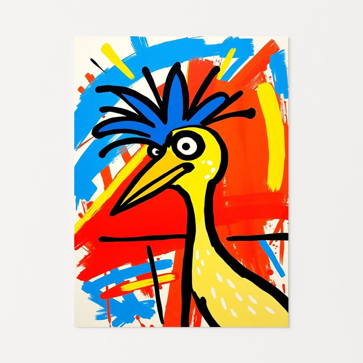 Vogel muurdecoratie - Moderne posters - Poster slaapkamer - 80x120 cm
