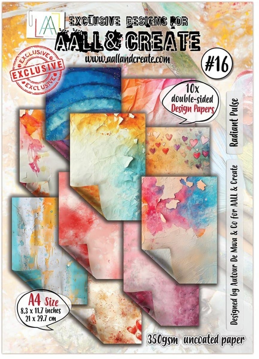 Aall & Create Design Paper A4 - Radiant Pulse