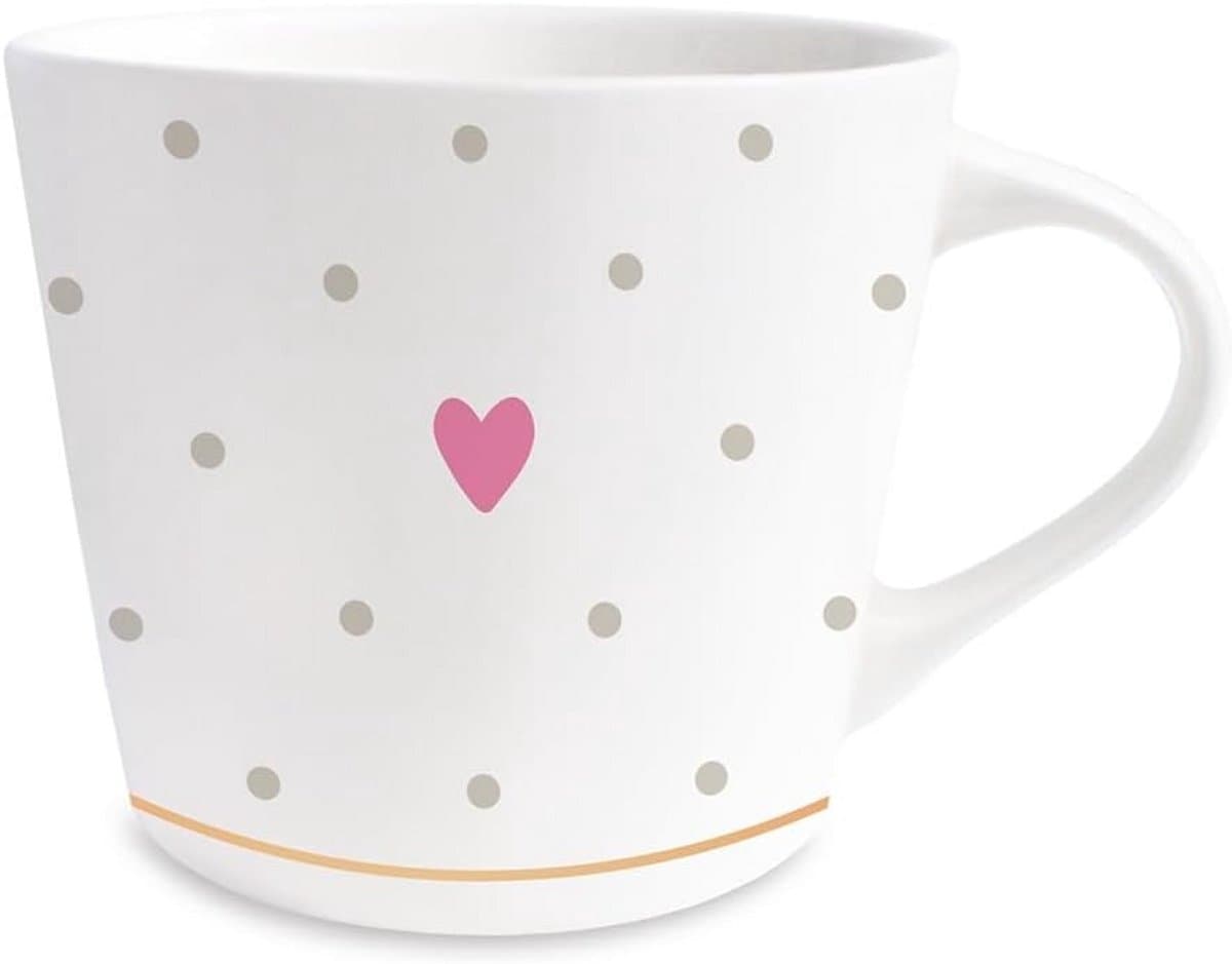 Porseleinen koffiemok 420 ml met echt goud Goedemorgen luxe mok voor thee en koffie