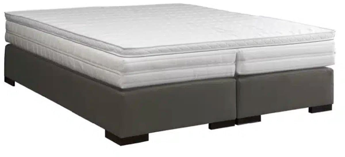 Mörgenn Hotel Boxspring Laurent - Pocketvering - Durbuy Topper - Hotel Boxspring zonder Hoofdbord - Taupe - 100x220
