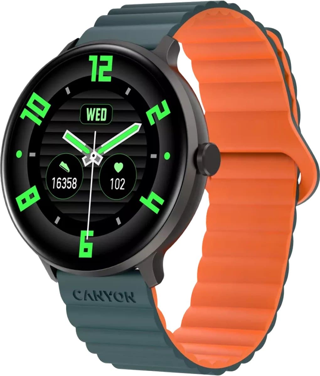 Canyon Jacky Serie - Smartwatch - Groen - Oranje - LTPS Scherm