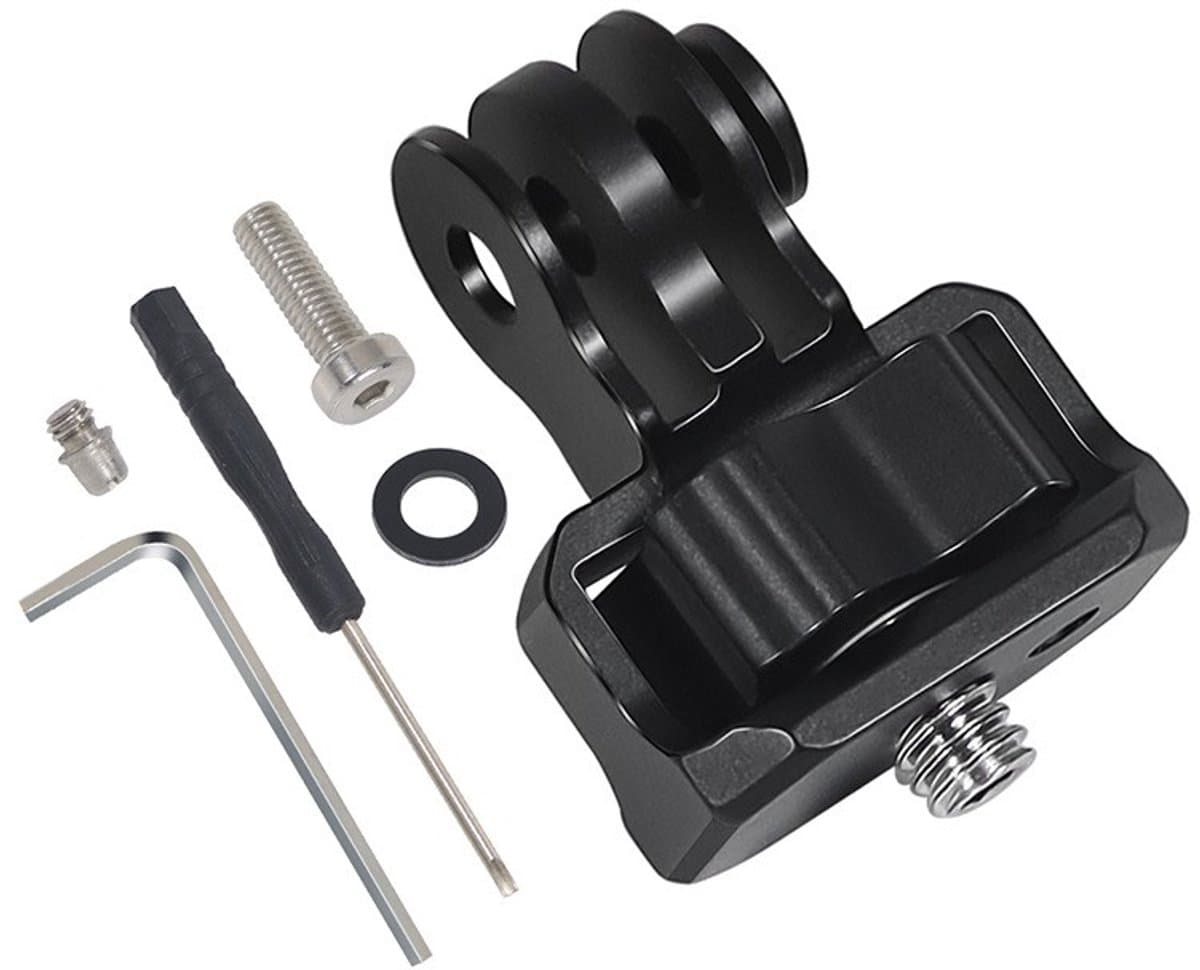 Geschikt voor 3-Legs Big Knob Aluminum 1/4" Screw Camera Tripod Mount Adapter for Geschikt voor GoPro DJI