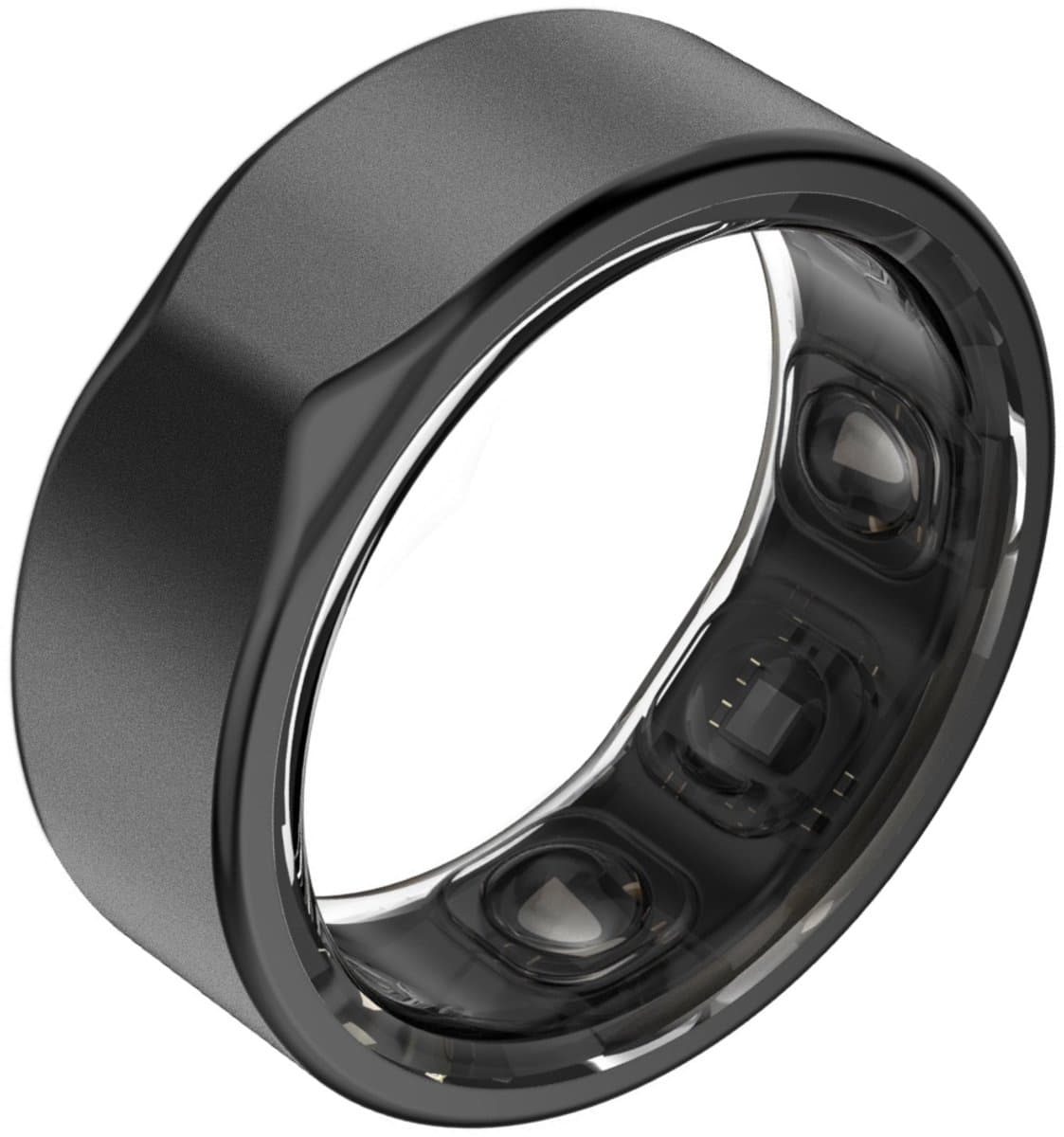 Kuno Ring 2 – Smart Ring – Slaapmonitor – Hartslag & Activiteitentracker – Stappen & Calorieën Meten – Zonder Abonnement – Waterbestendig – Zwart Maat 11