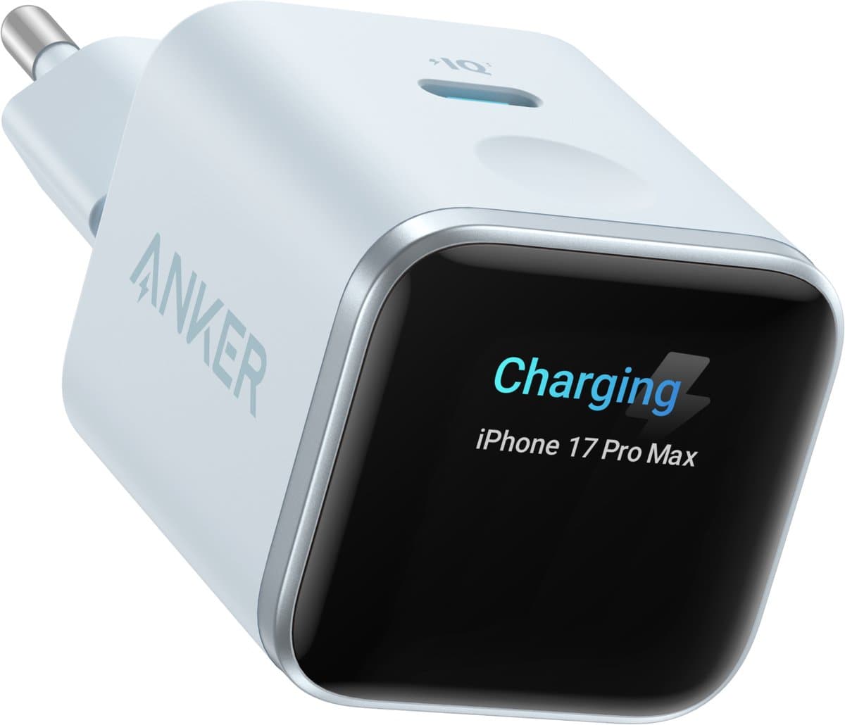 Anker Nano Oplader 45W Power Delivery Blauw