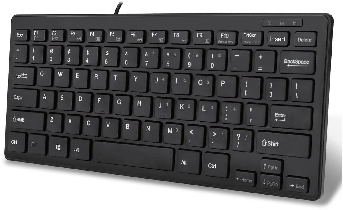 Adesso AKB-111UB Mini toetsenbord - Slimtouch - Compact USB toetsenbord