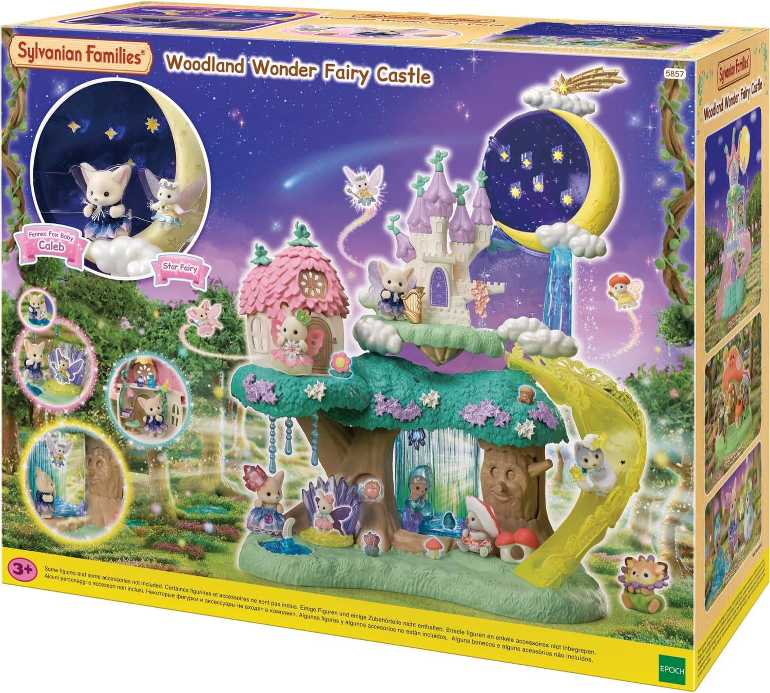 Sylvanian Families 5857 Bos Feeën kasteel- met 2 fluweelzachte speelfiguren