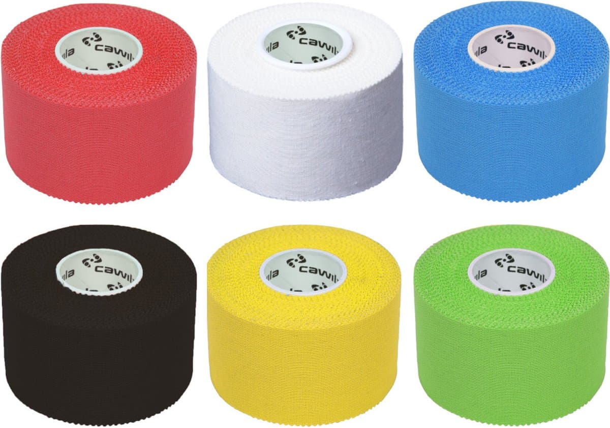 Sporttape Mixed colour Cawila 6 stuks