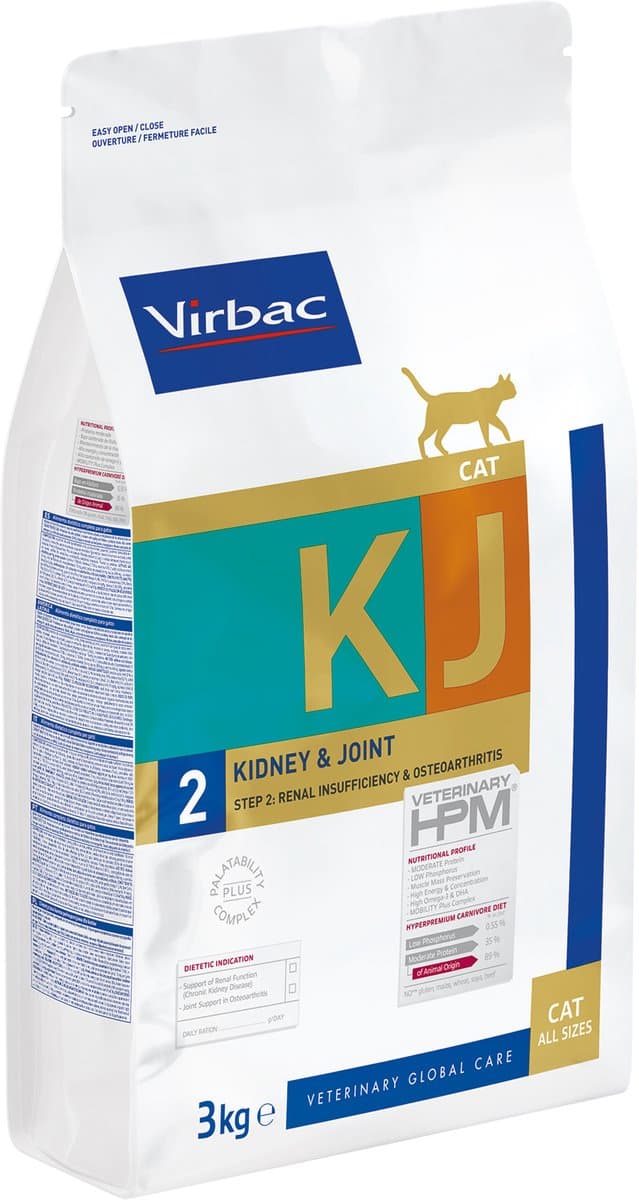 Veterinary HPM Dietetic Cat - Kidney & Joint - 3 kg