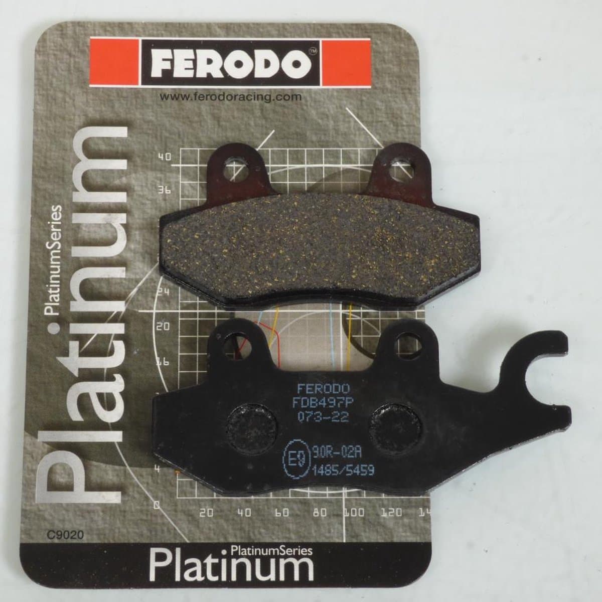 Ferodo remblokje voor scooter Peugeot 250 Satelis - Nissin remklauw 2006 tot 2012 voor / achter Nieuw