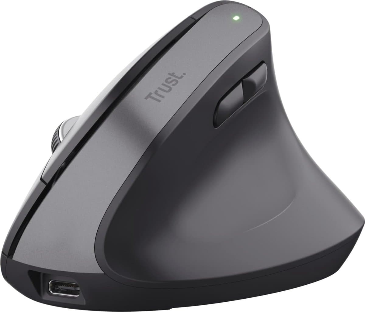 Draadloze Ergonomische Muis voor PC - Verticaal, Oplaadbaar, Duurzaam, 3 Apparaten Te Verbinden