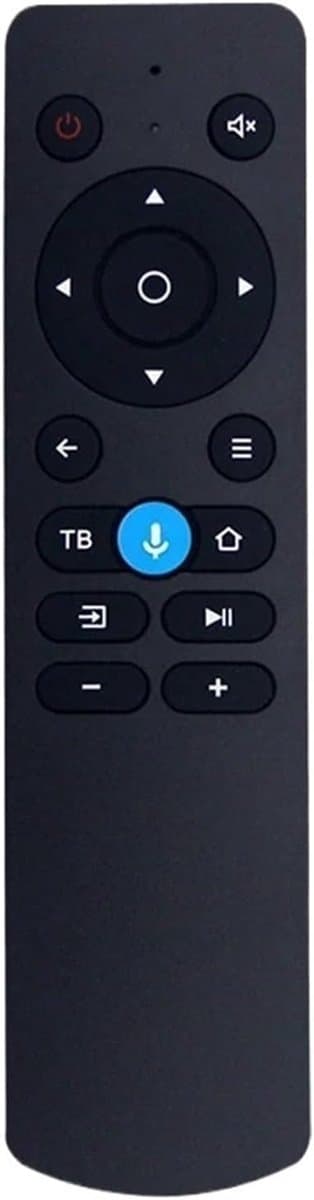TV Afstandsbediening - Voice Remote - Televisie Bediening - Compatibel Model - 1 stuks - Zwart