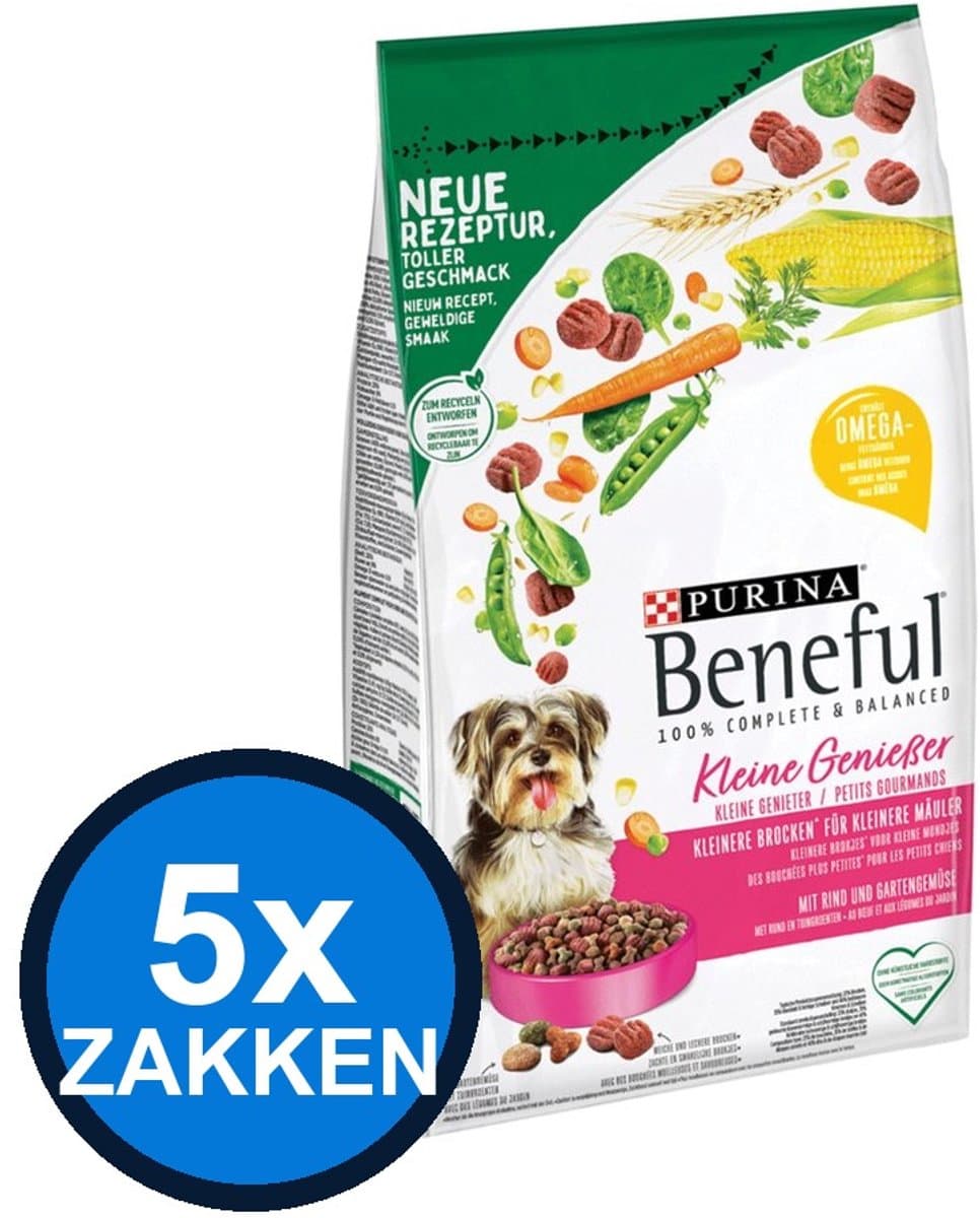 5x Beneful - Kleine Genieter - Hondenvoer Droogvoer - 1.4 kg