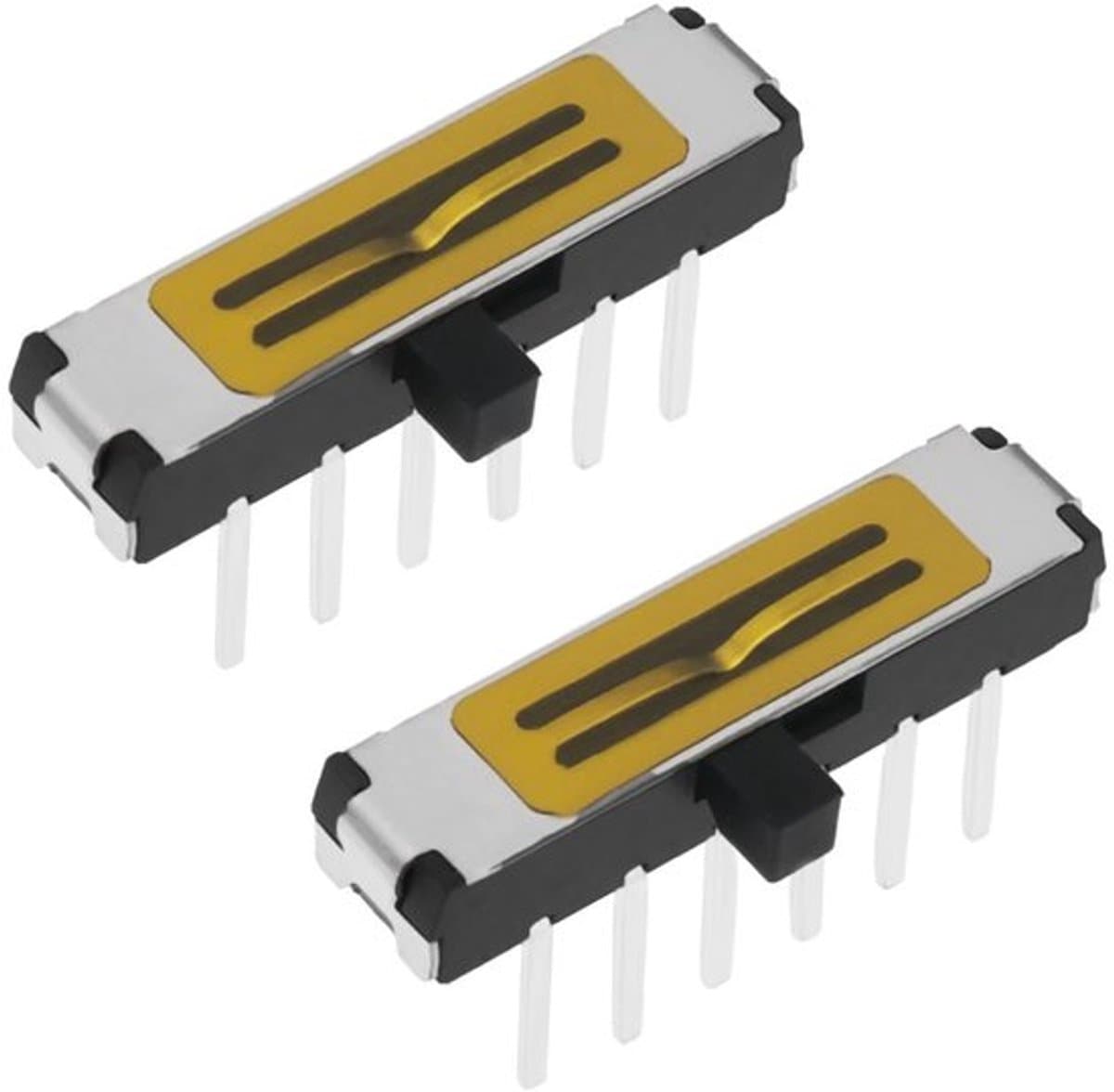 Vervangende Schakelaar - Hoofdtelefoon Knop - Voor Logitech G933 G633 G935 G635 - Zwart en Zilver - 2 Stuks