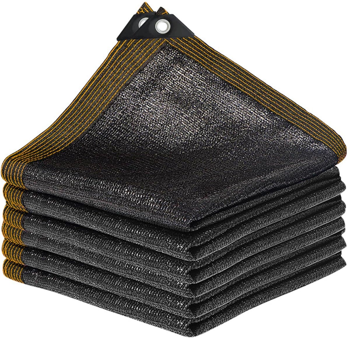Zonweringsnet voor tuin, 3 x 4 m, schaduwnet met ogen voor terrasoverkapping, zonwering voor buitenverblijven, knaagdieren, schaduwdoek buiten