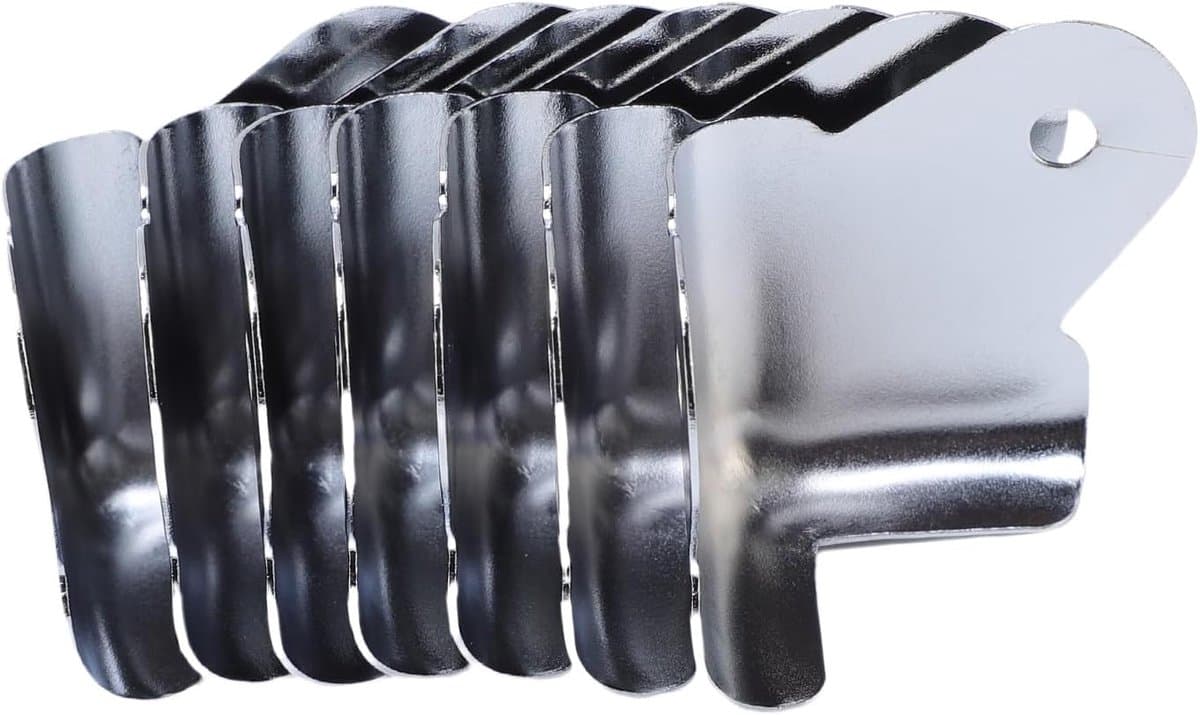 Luidspreker Hoekbeschermers - Kast Bescherming - Apparatuur Beveiligen - Stevig Ijzeren Materiaal - 16 Stuks - Zilver