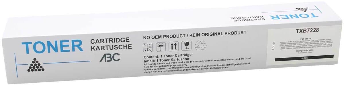 ABC huismerk toner geschikt voor Xerox 006R01175 HC zwart voor CopyCentre C2128 C2636 C3545 Series, Workcentre 7228 7235 7245 7328 7335 7345 7346 WC7228 WC7235 WC7245 WC7328 WC7335 WC7345 WC7346 Series