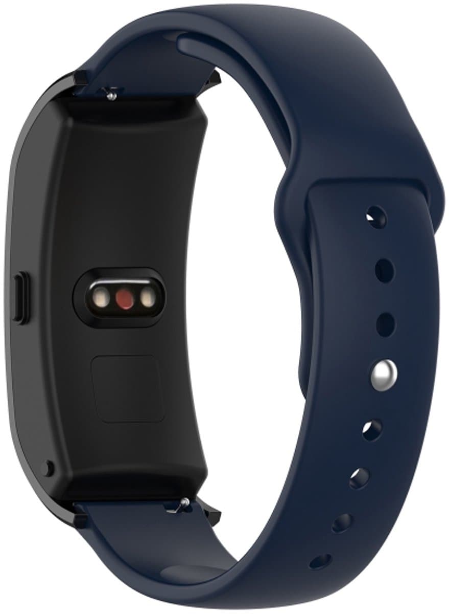 Voor Garmin Vivomove 3s / 4s 18 mm SLR Fashion siliconen band, maat: kleine code (marineblauw)