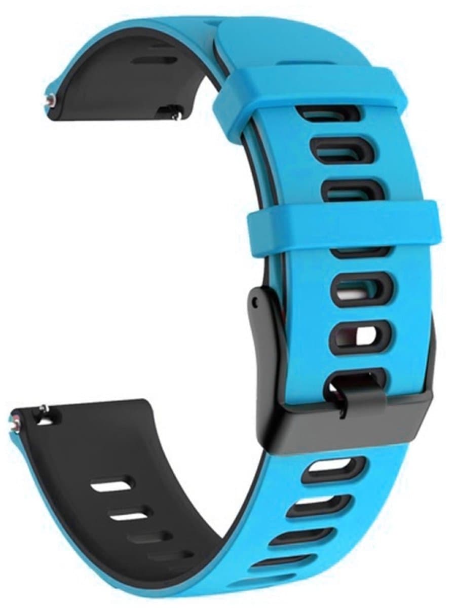 Voor Garmin Forerunner 645 Muziek 20 mm gemengde kleurband gemengd-kleur (blauw+grijs)