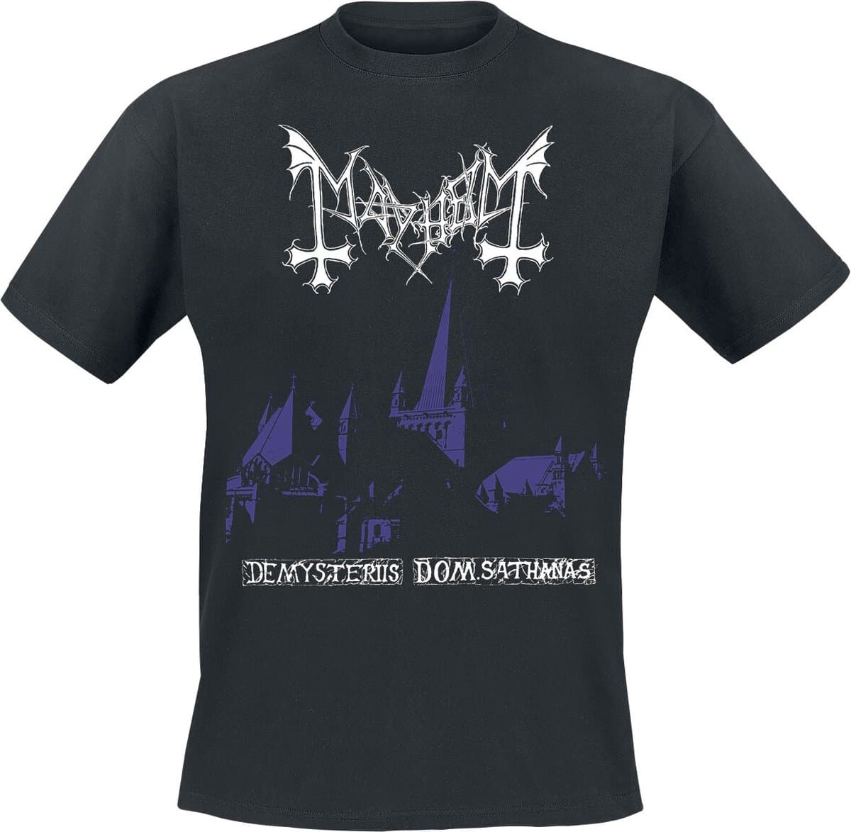 Mayhem Purple De Mysteriis Dom Sathanas Heren T-shirt - zwart - M