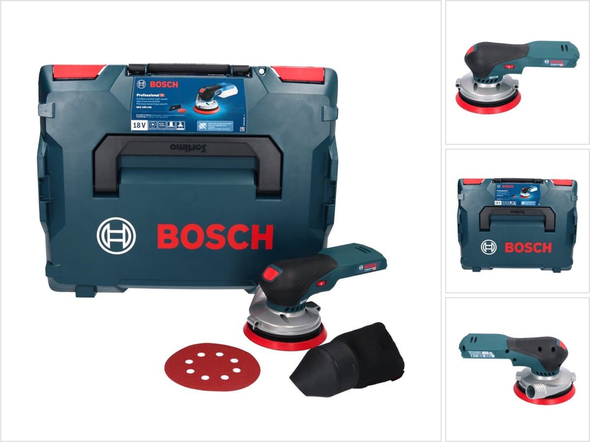 Bosch Professional GEX 18V-125 excentrische schuurmachine - losse tool