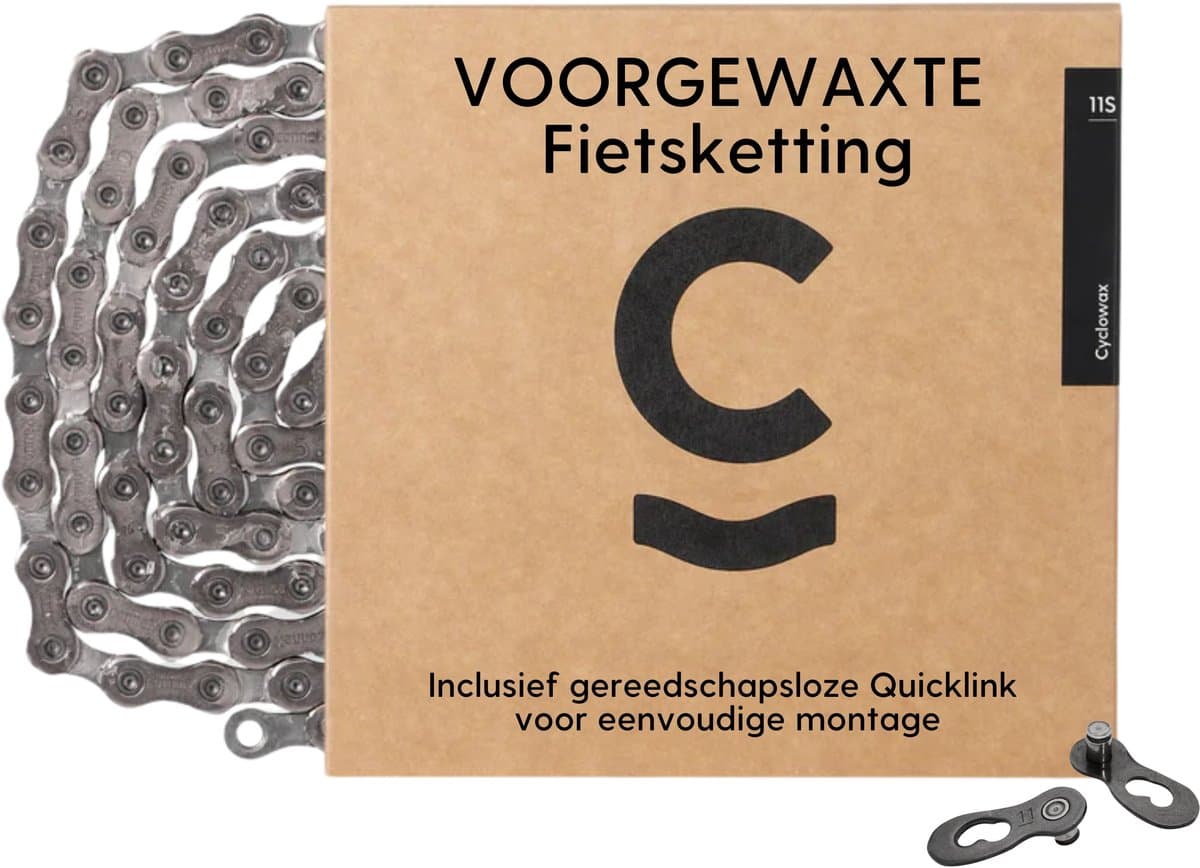 Cyclowax voorgewaxte fietsketting – Premium Connex 11 speed ketting voorgewaxt met Hot Wax voor ultieme reiniging, duurzaamheid & snelheid