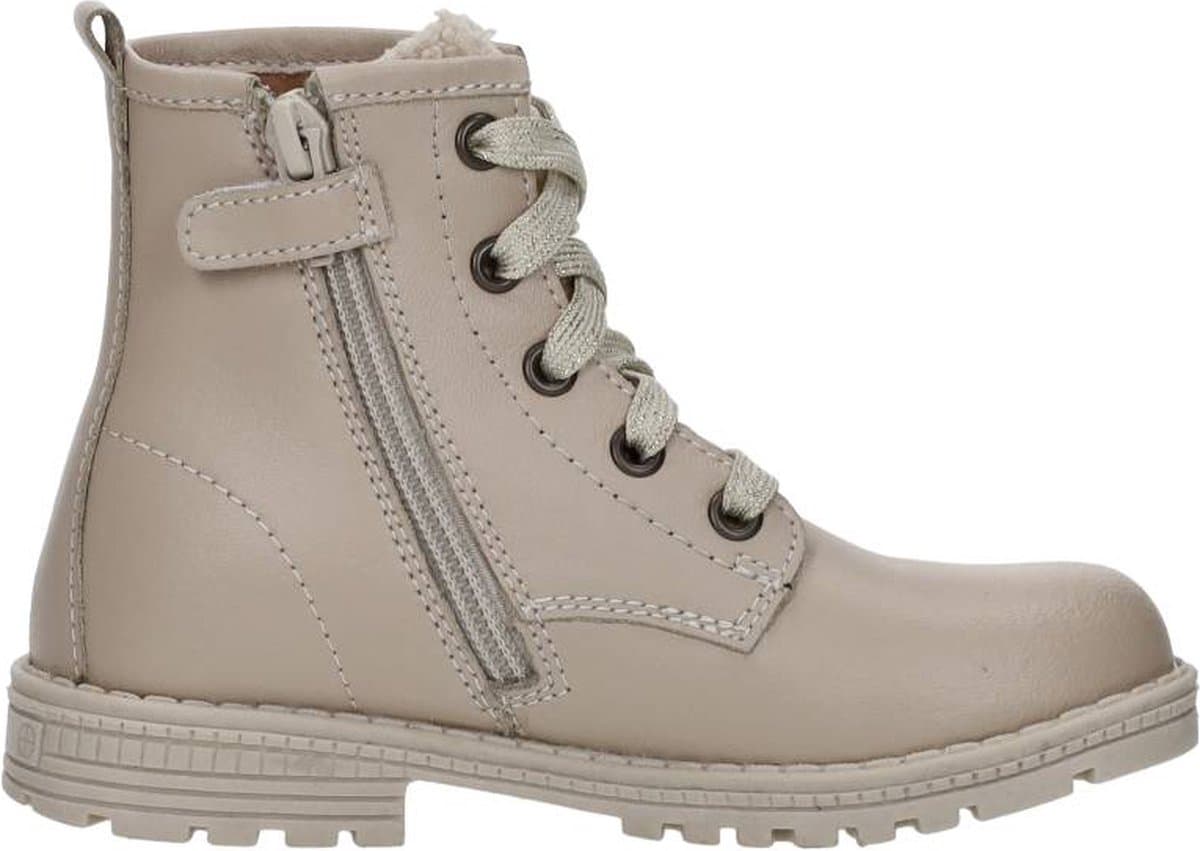 KEQ Veterschoen hoog Veterschoen hoog - Beige - Maat 28