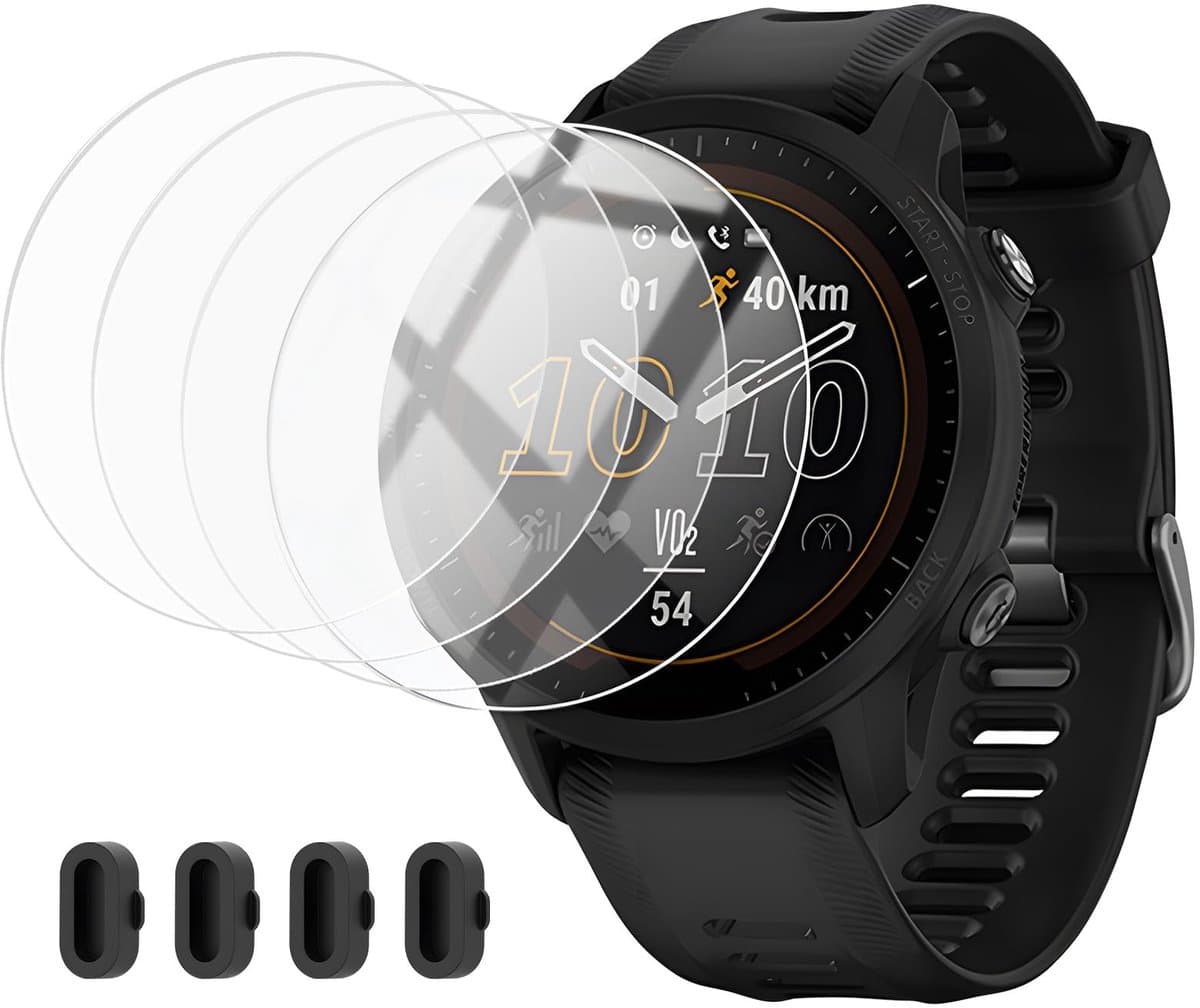 Dailygoods - Displaybeschermingsset voor Garmin Forerunner 255
