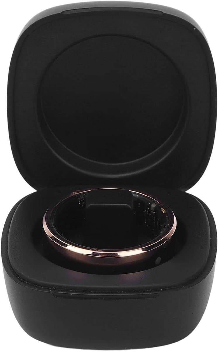 Slimme Ring - Fitness Tracker - Sporten Monitoren - Kleurrijk Touchscreen - Maat 12 - Zilver