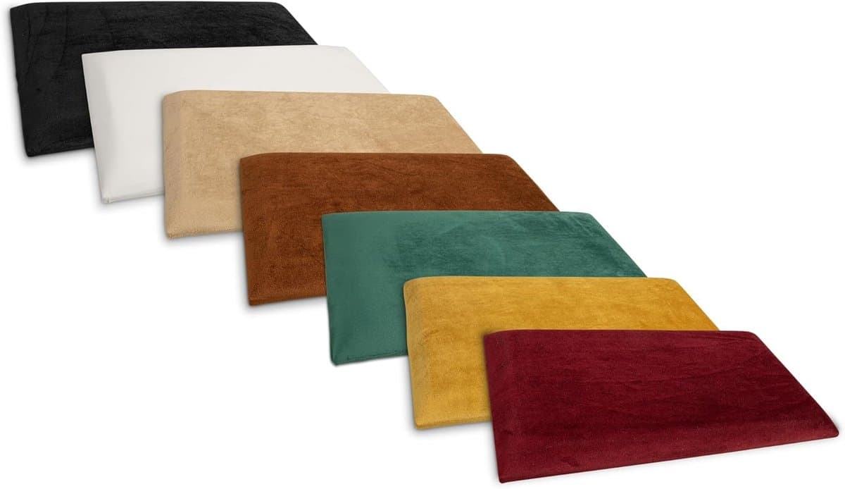 Pianobank Zitting - Bank Kussen - Muziek Maken - Velours Bekleding - 52x30 cm - Bordeaux