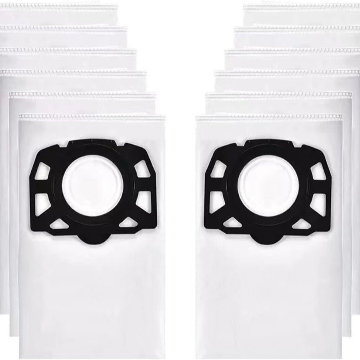 10x Stofzuigerzakken geschikt voor Karcher WD2 Plus, WD3, KWD1, KWD2, KWD3, WD3.200 - WD3.800 M - stofzuigzak stofzakken