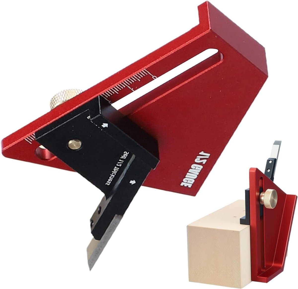 Center Finder - Marking Aid - Houtbewerking Templates - Aluminiumlegering - Tot 58mm - Enkel
