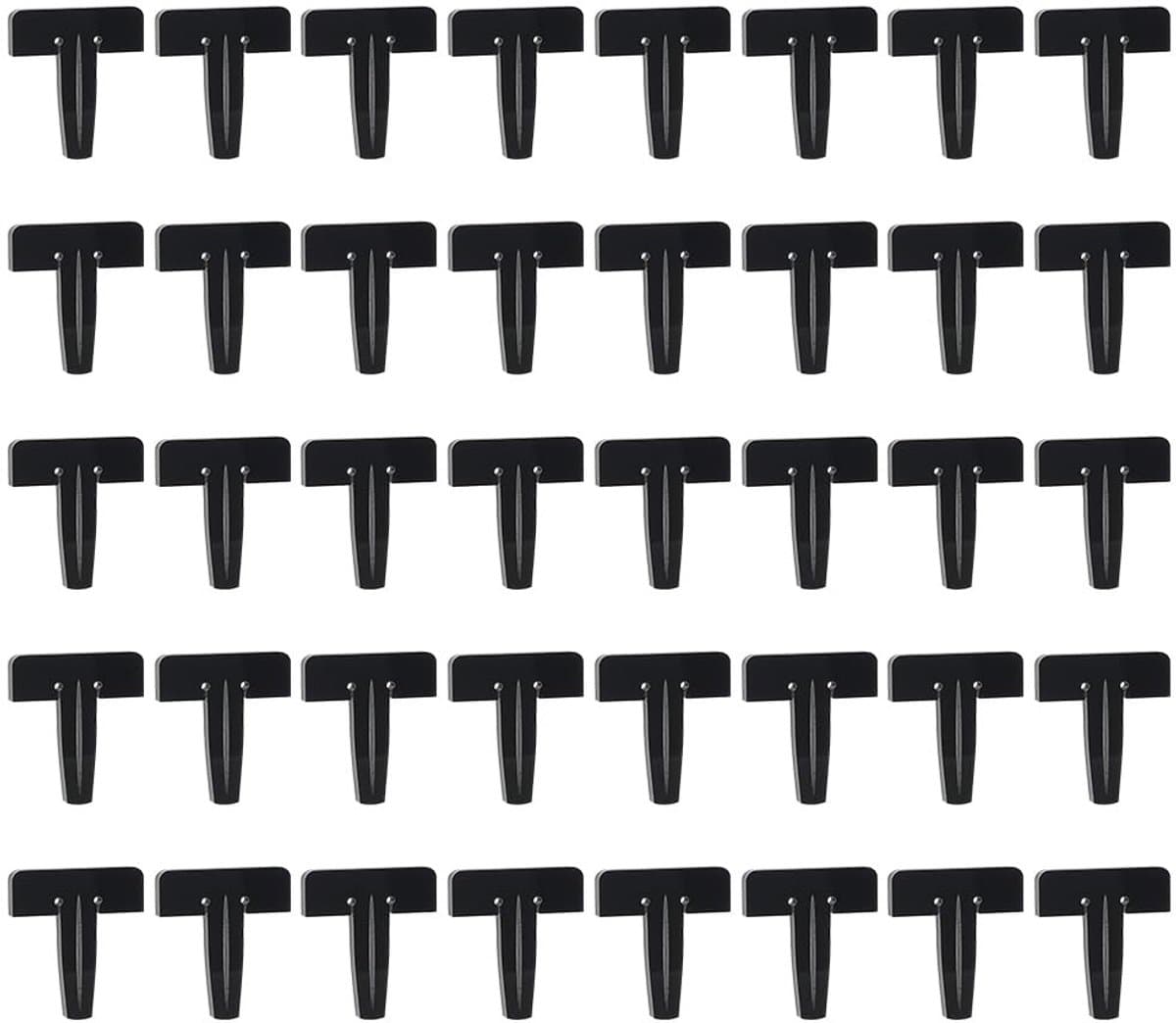 Dailygoods- Honingraattabletstiften 40 stuks - Acryl Wondpluggen - Lasergravure/Kruimelstiften - Houdpennen met Lasersnijder - 3 x 3,35 cm - Hoogwaardig Materiaal - Graveerstiften