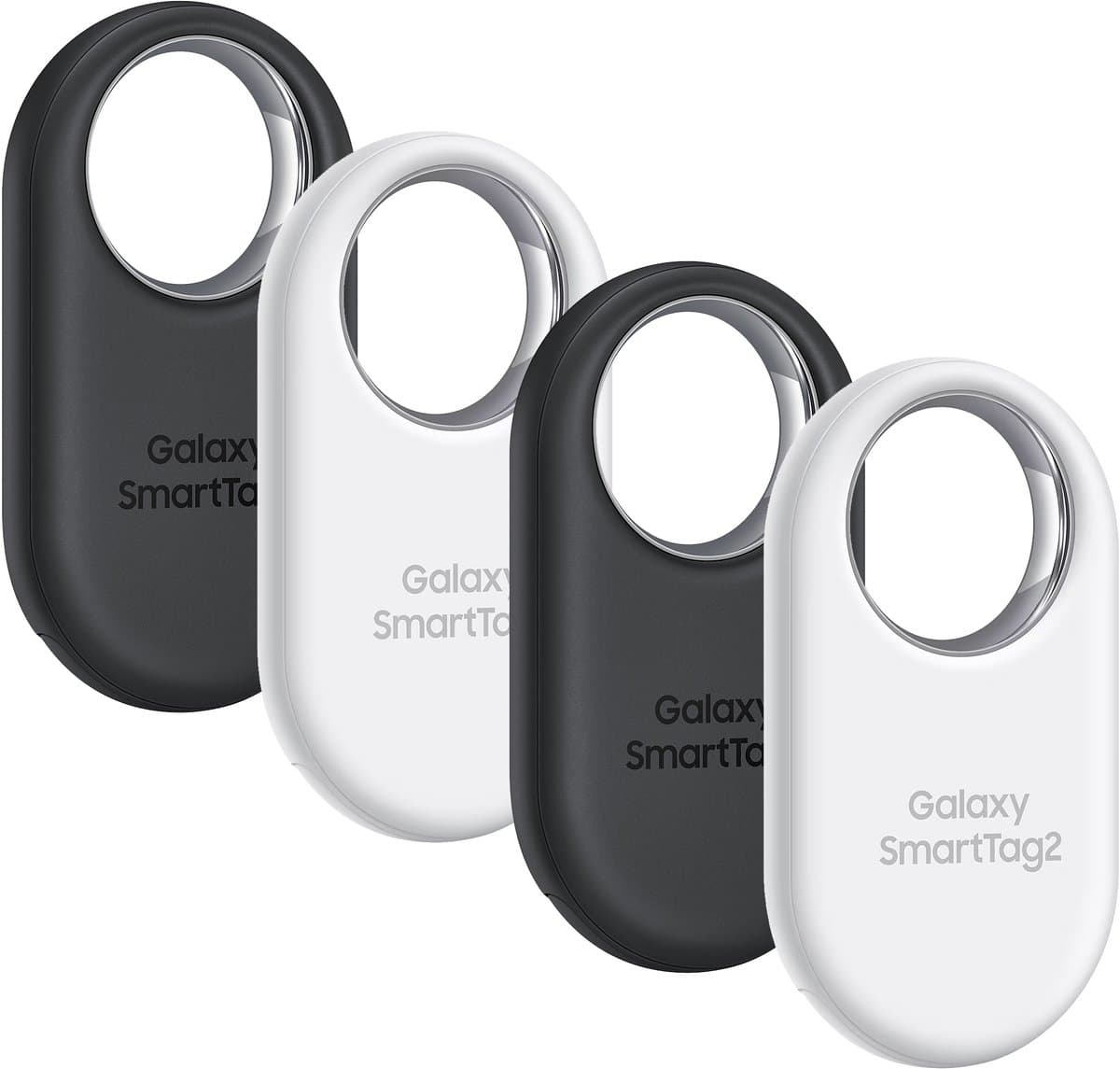 Samsung Galaxy SmartTag 2 (4 Pack) - 2x Zwart en 2x Wit