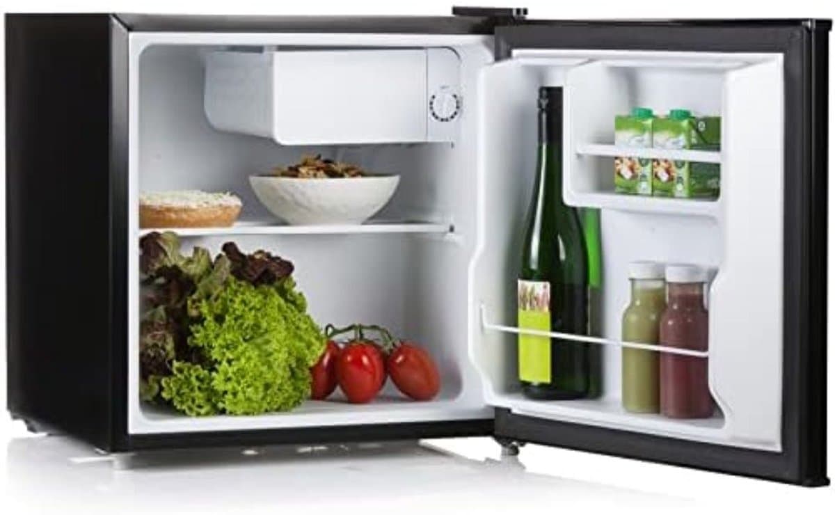 CRLYN® Minibar - Mini Koelkast - Skincare Fridge - Zwart
