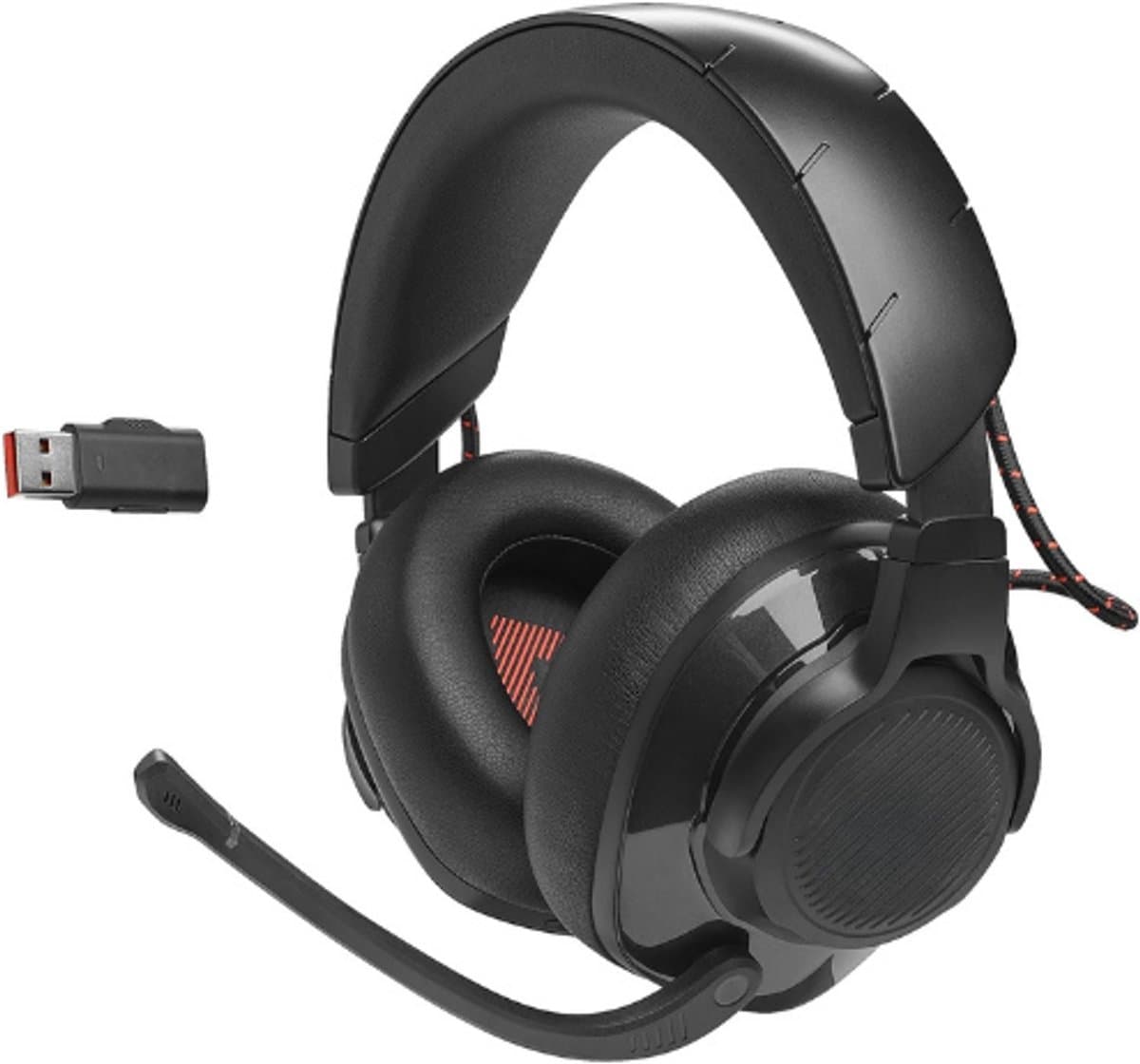 Gaming Headset – Draadloze 2.4 GHz Verbinding – 3.5 Mm Aansluiting – Opklapbare Microfoon – QuantumSurround Sound – Zwart