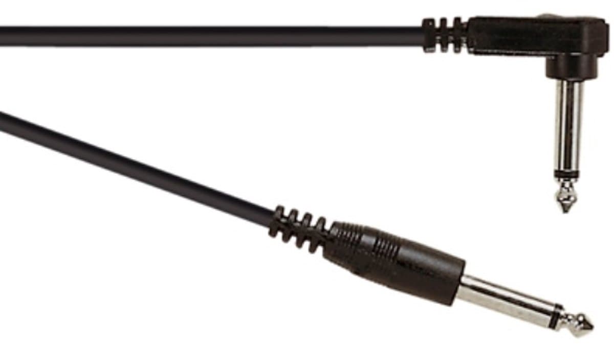 SoundLAB 6,35mm Jack mono audio kabel - haaks - 3 meter