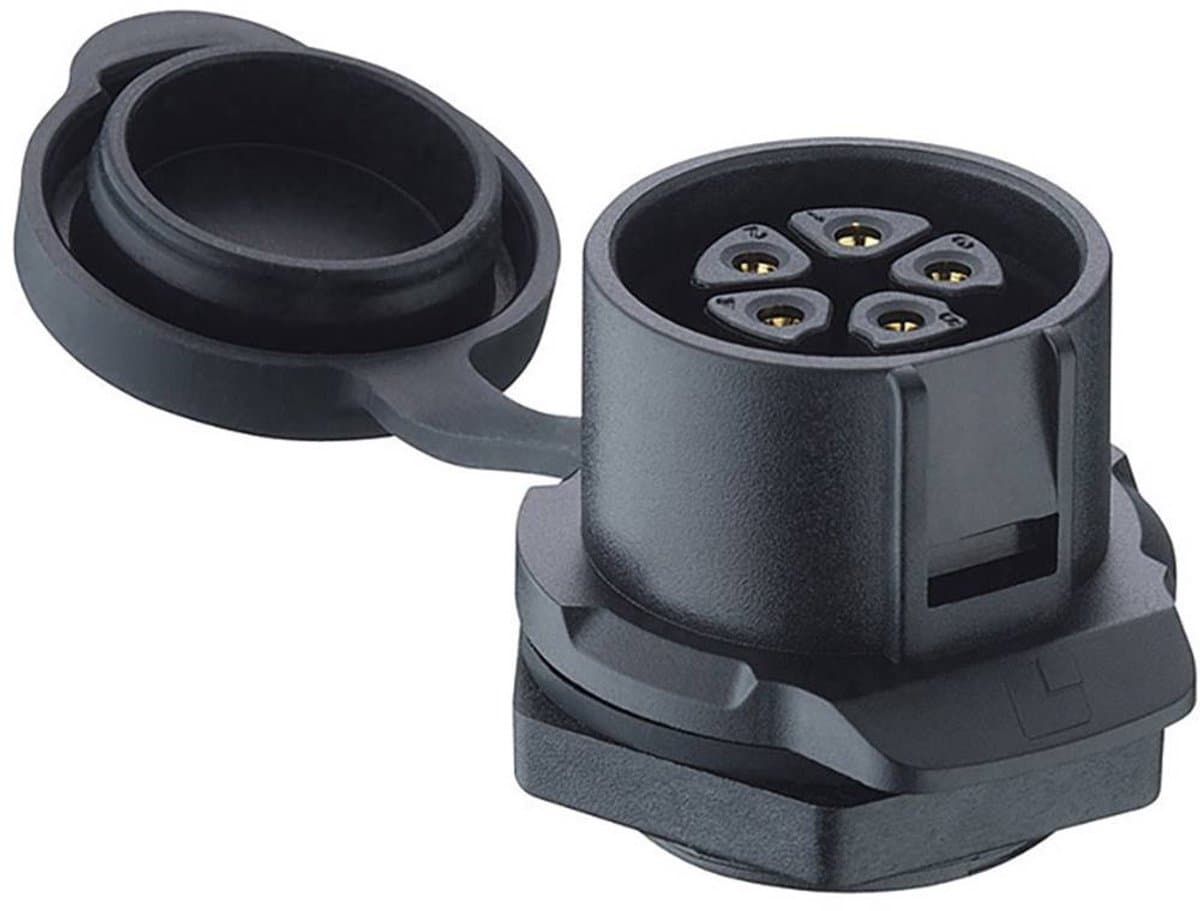 Lutronic 2620 05 T22 CB 100 Ronde connector Koppeling, inbouw Totaal aantal polen: 5 1 stuk(s)