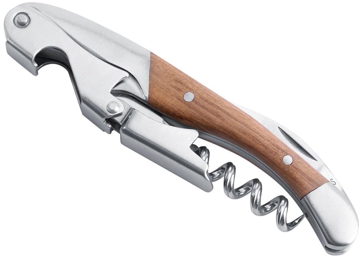 Unyqoos® Handige en ergonomische kurkentrekker met flesopener voor elke gelegenheid