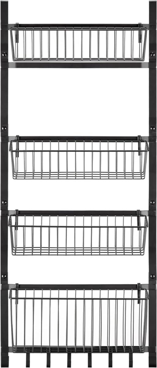 Quvo® Kruidenrek ophangbaar - Kruidenrek - Zwart - ‎41cm x 27cm x 14cm