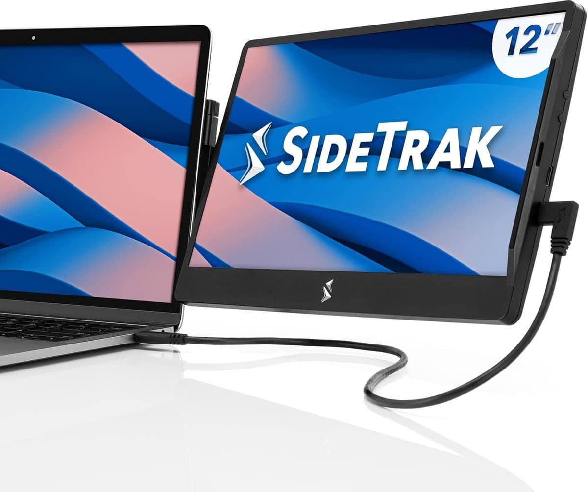 Draagbare Dubbele Monitor voor Laptop 12.5" FHD IPS met Zwenkfunctie - USB-C & Mini HDMI