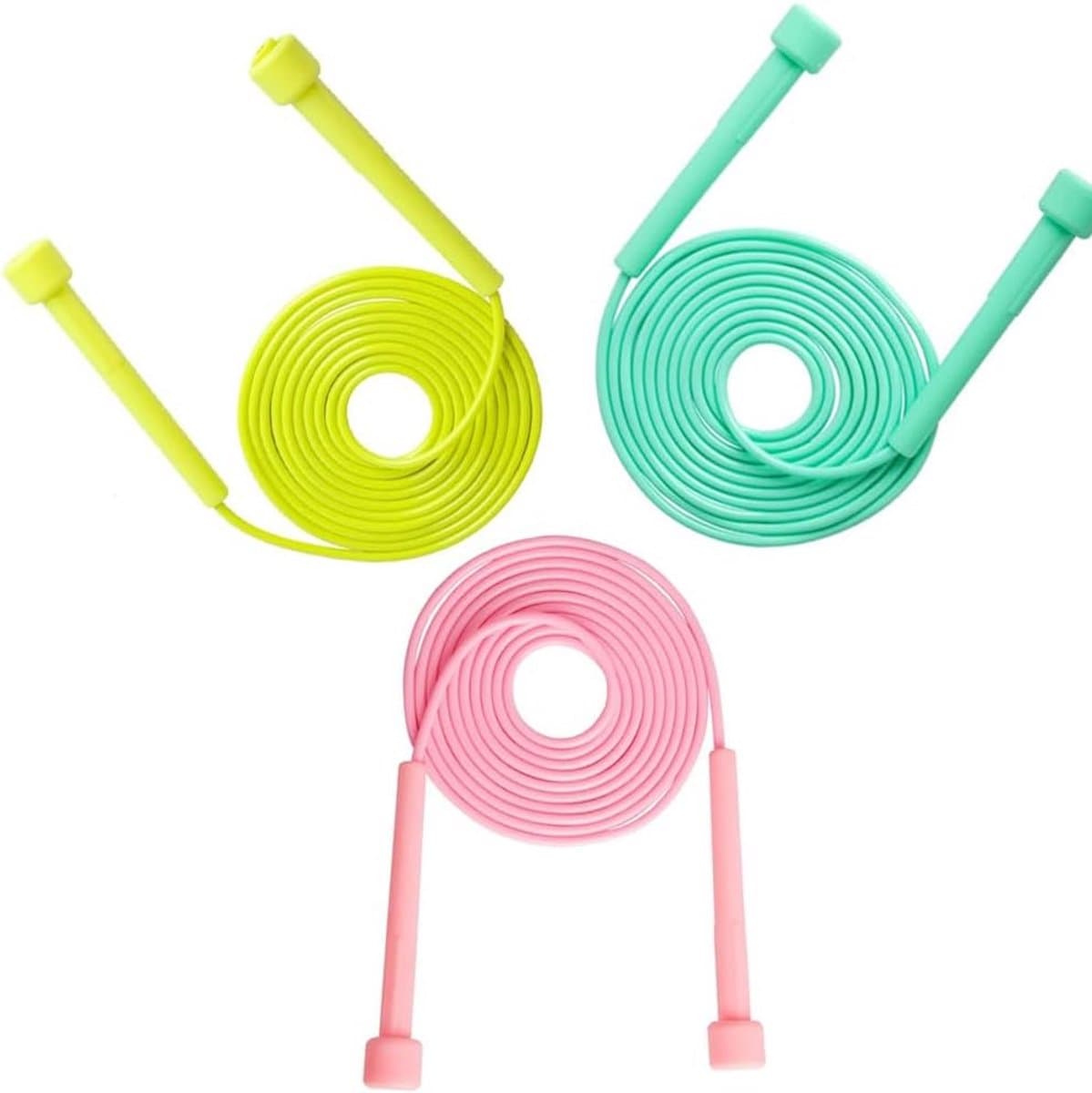 Set van 3 Verstelbare Springtouwen voor Conditie en Fitness Training
