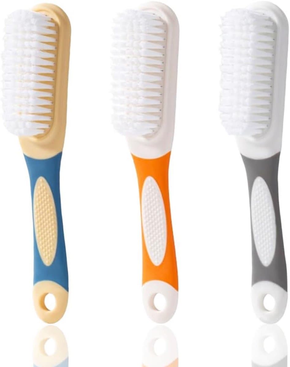 Multifunctionele Schoenborstel Set - 3-delige Reinigingsset voor Sneakers en Kleding