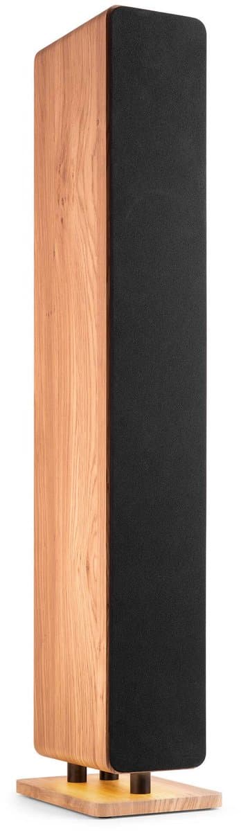 Audizio Arco HiFi speaker - Vloerstaande speaker - Tower speaker met 4 inch woofers - 160W - Houtlook